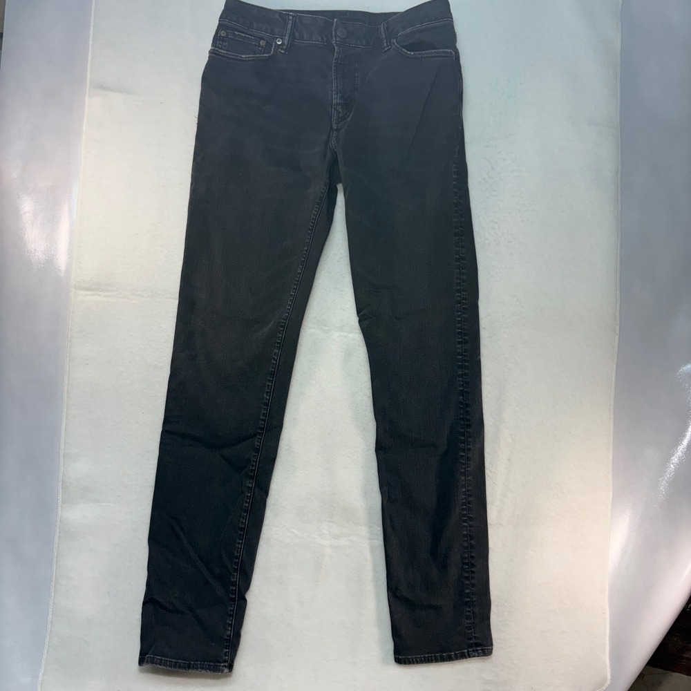 American Eagle Slim Straight Ne(x)t Level Flex Jeans Faded Black 30x36 Womens